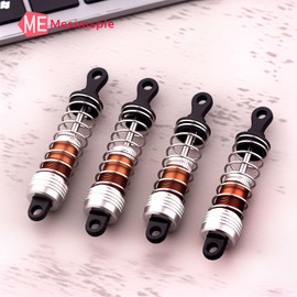 Mesimsple Alum H16BM Shocks Absorber for MJX Hyper GO 16208 16209 16210 H16BM H16PL H16DR H16 Front Rear Shock Upgrades Part Silver