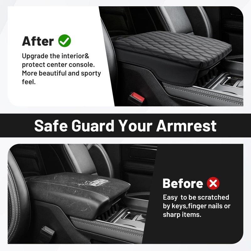 Autorder Center Console Cover for 2019-2025 2026 Dodge Ram 1500/2500/3500