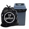 Nicesh 18 Gallon 100 Counts Trash Bags, Kitchen Garbage Bag,