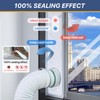 Loviga Portable AC Window Vent Kit, 100% Sealing Portable Air