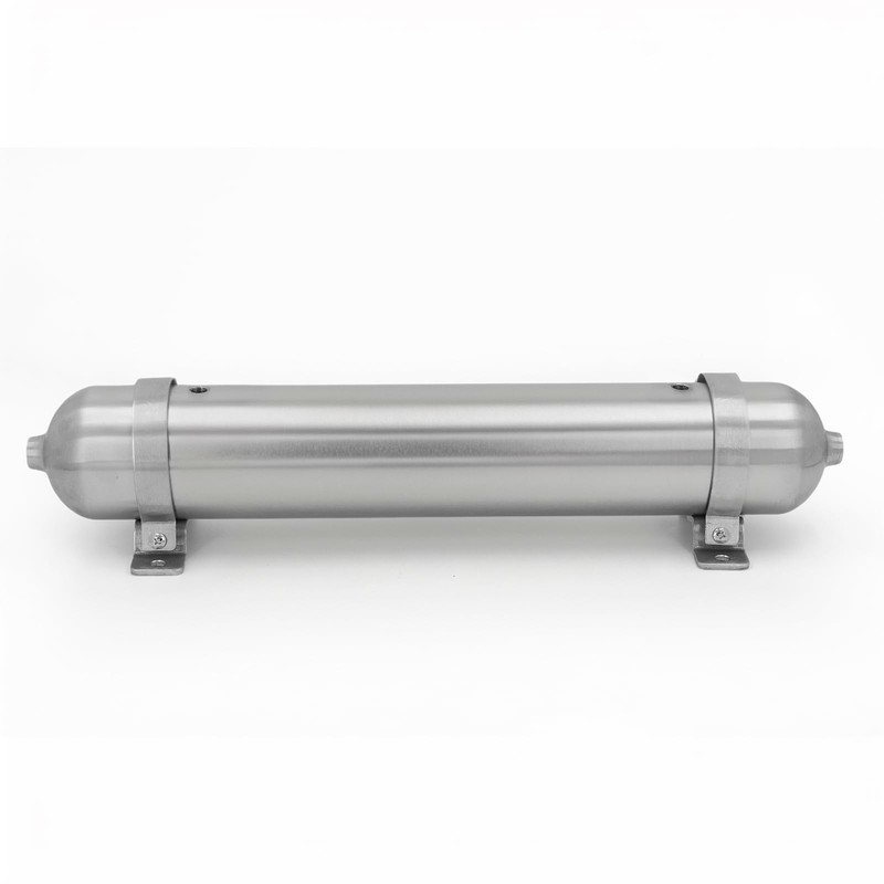 1.5 Gallon Aluminum Seamless Air Tank Surface Polished with five