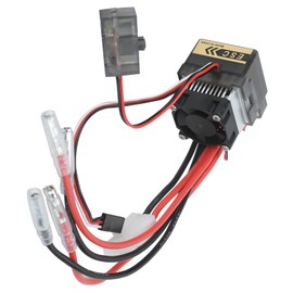 360A Brus ESC with Heat Sink and Cooling Fan for 1/10 RC Wler ESC with Fan and Heat Sink for Enhanced Performance
