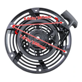 WOTIAN 796497 Recoil Starter Compatible with Briggs and Stratton Pull Start Assembly 14723 150-365 796497 Rewind Recoil Starter for 111P05 111P02 Toro Timemaster Lawn Mower