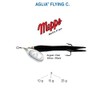 Mepps Aglia Flying C 10g, 15g, 25g, 5 COLOURS, Trout Salmon Pike Bar (Noir-Argent, 15g)