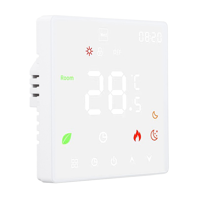 Smart Thermostat Touch Screen Programmable Floor Heating Thermostat for Gas