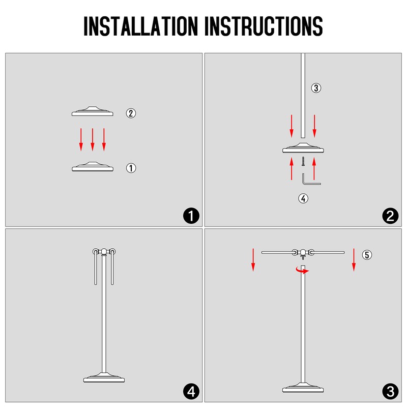 BGL Hand Towel Holder Stand for Bathroom, Hand Towel Stand