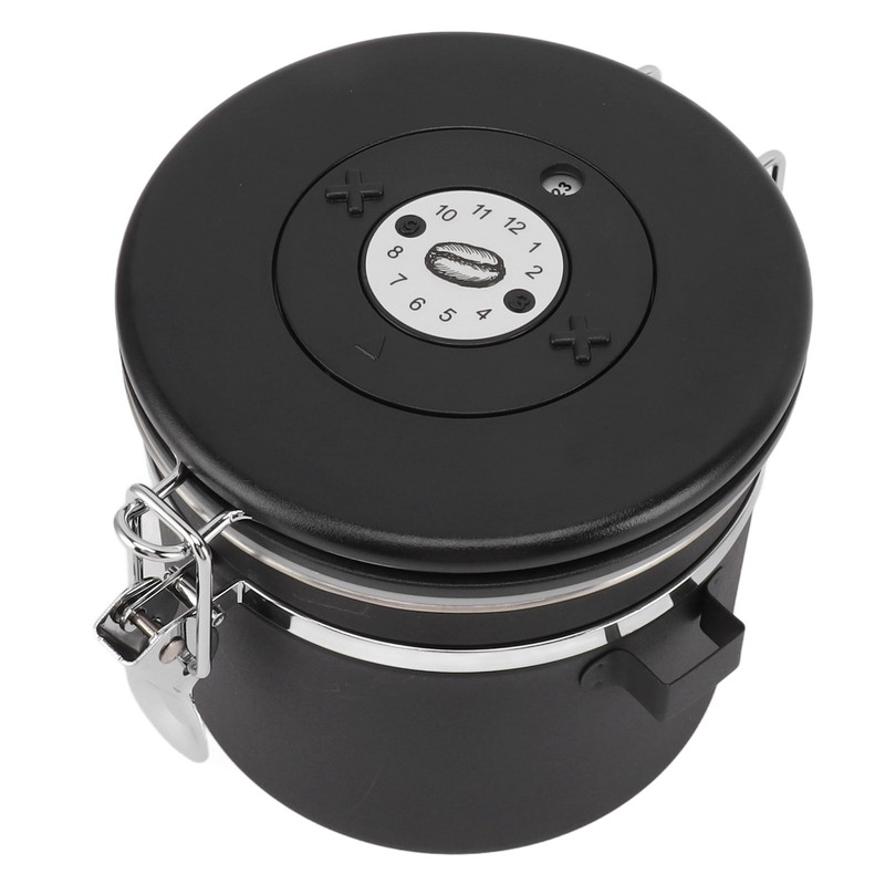 Airtight Coffee Canister 1.2L 304 Stainless Steel Coffee Bean Storage
