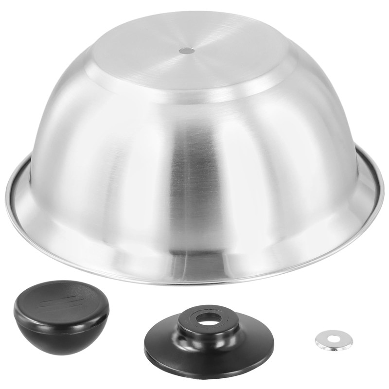 KOHAND 4 PCS Burger Dome, 16 x 10 cm Stainless