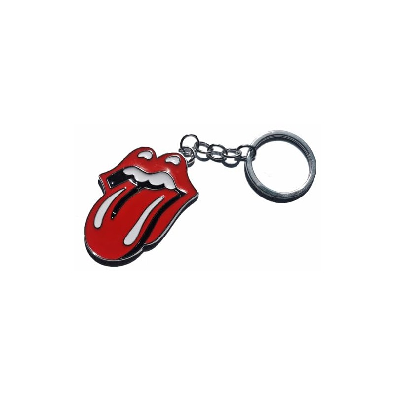 GBJUK Stainless Steel Red Tongue and Lips Enamel Metal Keyring