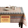 Maison d' Hermine - Mantel decorativo rectangular de 100 %