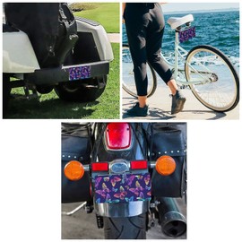 Muishi Rainbow Butterflies Decorative License Plate, Vanity Tag, Metal License Plate, Aluminum Novelty License Plate Home Decor for Men/Women/Boy/Girls 6 X 12 Inch (4 Holes)