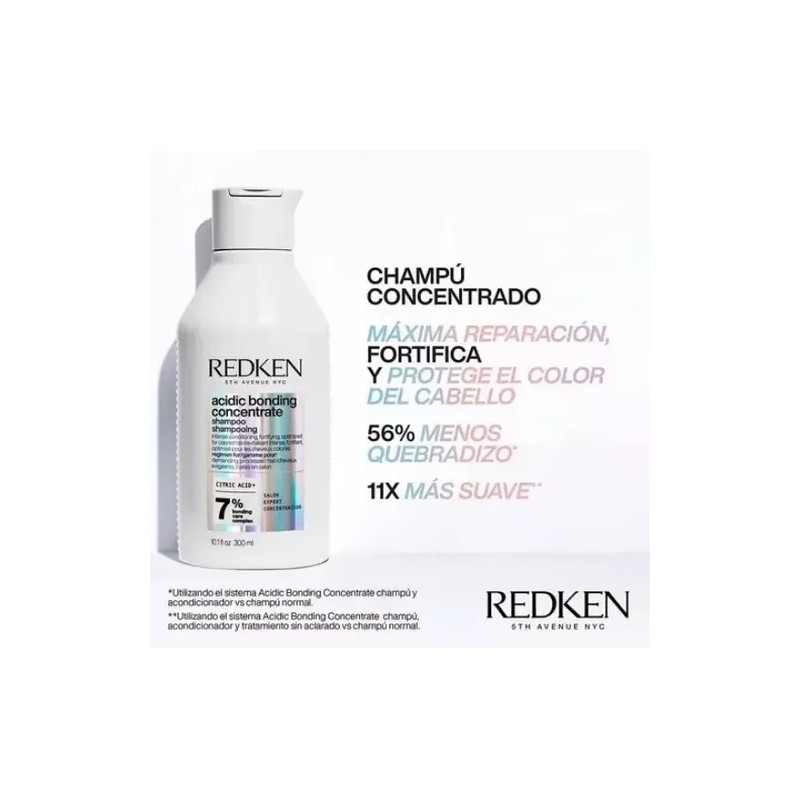 Redken Acidic Bonding Concentrate Shampoo Repair Shampoo with Bonding Technology,