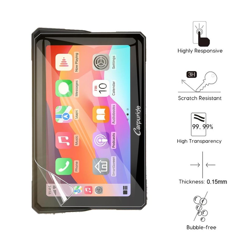 GEJEFA Screen Protector for Carpuride W702 Pro/Carpuride W702, 2 Pack