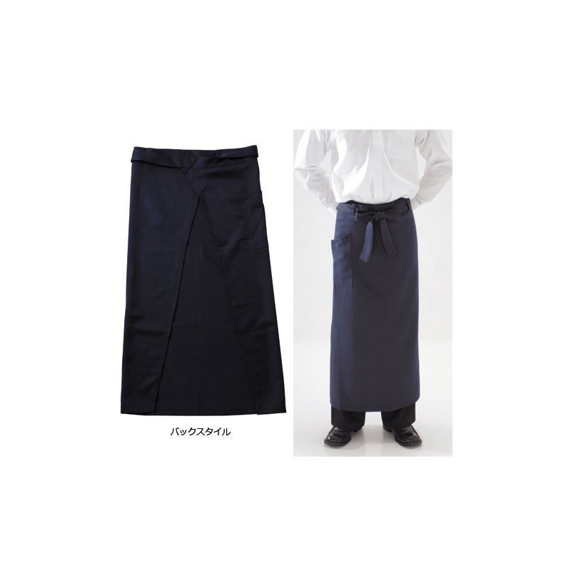 Canvas Sommelier Apron L (Twill Fabric/Length 34.6 inches (88 cm))