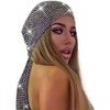Wide Mesh Headbands Glitter Rhinestone Hairbands Elastic Crystals Turban Head