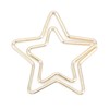 100 Pcs Paper Clips Portable Small Anti Slip Cute Star