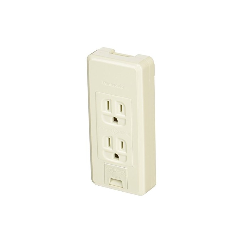 Panasonic Refine Series Exposed Arc Terminal with Grounded Double Outlet