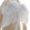 Holibeat Holibeat 0-6M Baby Christmas White Fairy Feather Angel Wings