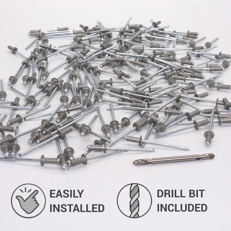SKIR'CO (Pack of 100) Blind Rivets Painted 3.2 x 8