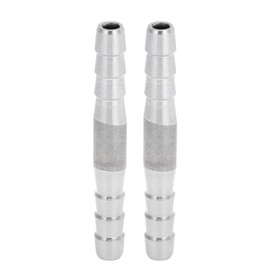 HOPESPANNER Hose Barb Fittings for Air Water Oil Gas Fuel 15/64" Hose Barb Tubing Connector 304 Stainless Steel 2 Pcs