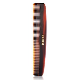 KAHEM Hair combs for men and women, Fine and Wide Tooth Dressing Comb, Beard and Mustache comb, Professional hair cutting combs, goody combs for men-7.48 Inch