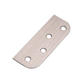 Hinge Blanks for Door Hinges - Filler Plates - 4 Inch with 5/8 Inch - 3 Pack (Satin Nickel)
