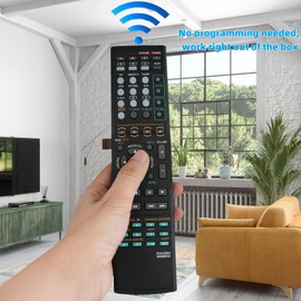 Replacement Remote Control RAV284 for Yamaha RAV283 HTR-6230 RAV285 RX-V363 RX-V365 RX-V463 RX-V563 RX-V663 HTR-6130 HTR-6140 YHT-390 YHT-690 HTR6160 YHT-491BL WN05810 WN05820 WN05830 AV Receiver