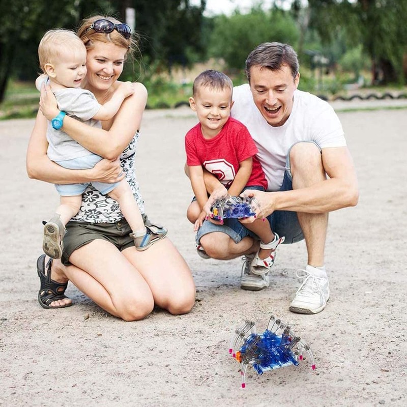 DIY Robot Kit Electronic Spider Robot Physics Science Kits Motorized