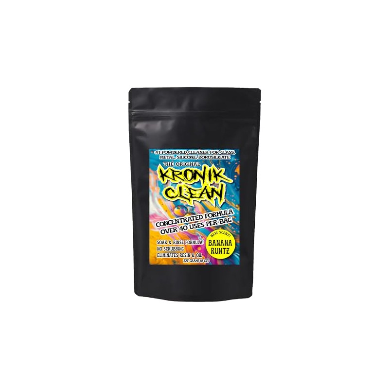 Kronik Clean #1 Powder Cleaner for Glass, Metal, Silicone &