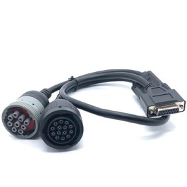 4576114 9 Pin Male and 14 Pin Female for CAT 3177485 ET3 Y Cable Truck Diagnostic Adapter Cable, Compatible with Heavy-Duty Trucks Bus Construction Machinery and Industrial Equipment