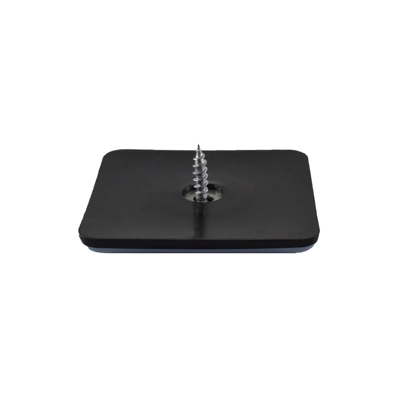 GLEITGUT 4 x Teflon gliders for screwing in square shape