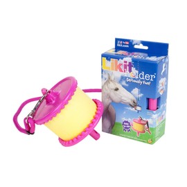 Likit Holder Stable Toy with Treat, Pink Glitter