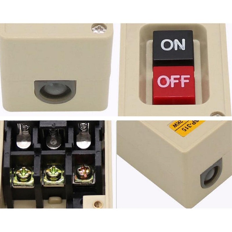 Folpus 1x TBSP 330 3 Phase Waterproof 30A Push Button