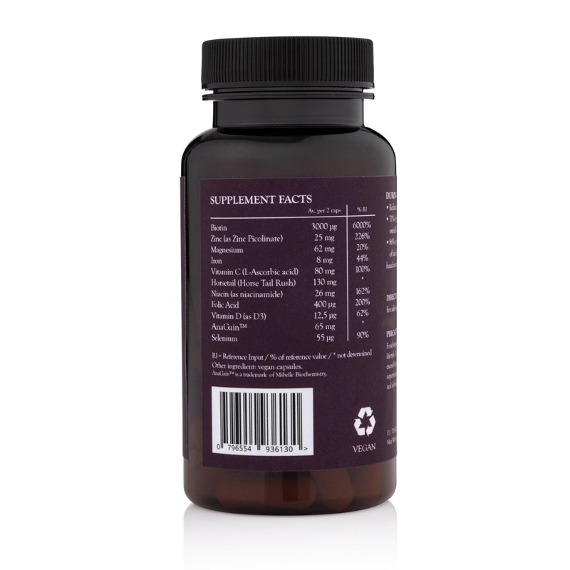 MEGI Wellness Advanced Hair Growth Supplement | Powered by AnaGain,
