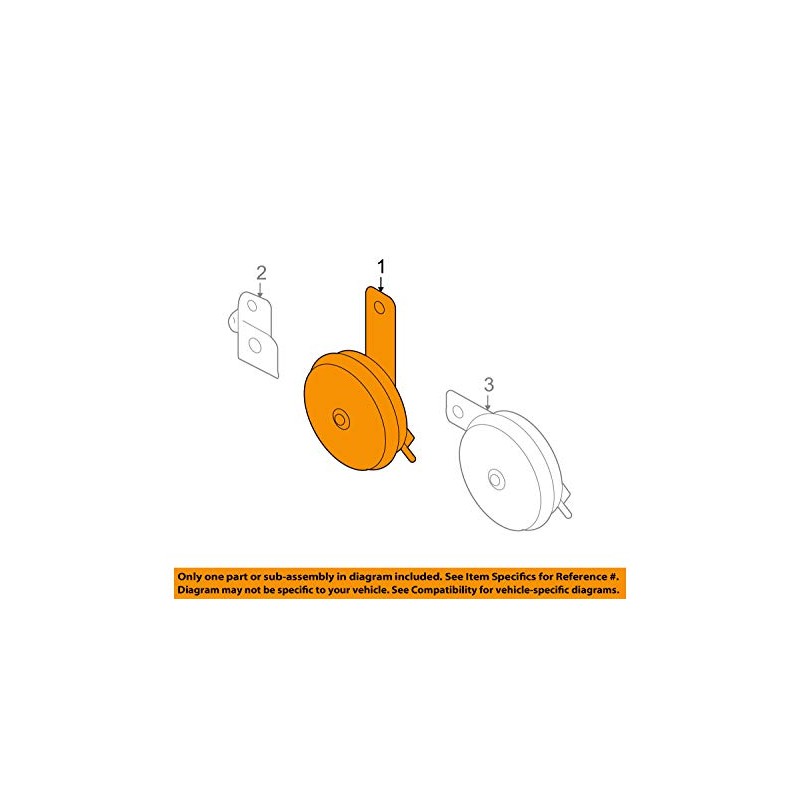 SUBARU (スバル) 純正部品 ホーン アセンブリ ハイ 品番86029SC010