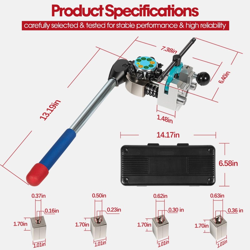 DearChan Professional Brake Line Flaring Tool- 45 Degree Set -