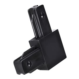 Yuemegou Black Track Lighting Connectors-L-Type Single Circuit 2-Wire, Track L Connector,for Track Lighting Accessories J&L Type Track System 110V