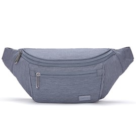 TINYAT Travel Fanny Bag Waist Pack Sling Pocket Super Lightweight For Workout Vacation Hiking, Tool Kit T206, Grey