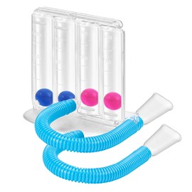 New Training Device, Deep Breathing Exerciser for Better Strengthen, Daily Exercise Device, Dual-Purpose Inhale-Exhale Breathing Exerciser(No Need to Invert), Easy to Use & Clean