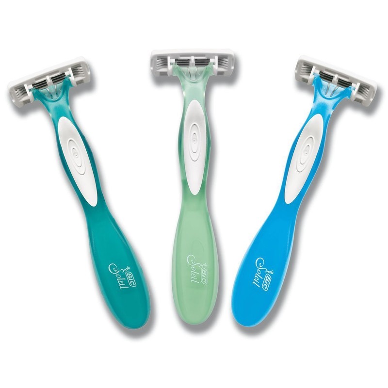BIC Soleil Bella Nassrasierer Set Frauen, 4 Klingen, Für empfindliche