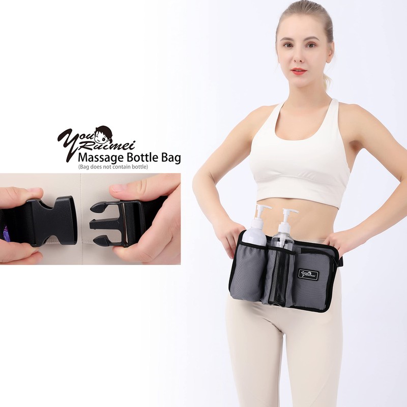 Bolsa para botella de masaje, funda para terapia de masaje,