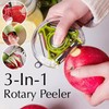 Swift 3-in-1 Vegetable and Fruit Peeler, Cutter with Stainless Steel