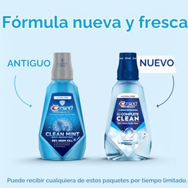 Crest Pro-Health - Enjuague bucal multiprotección con CPC, menta limpia, 1 litro (33.8 fl oz), enjuague bucal Crest para tratamiento de gingivitis
