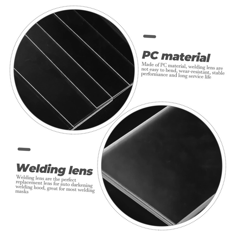 GRIRIW Essential for Welding Gear 10pcs Auto Darkening Welding Lens