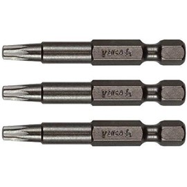 8 Point Star Bit. VEGA Double Square #2 Professional Grade 2 Square Drive Torx 3-1/2” Bit Set. 190DS02A-3 (Pack of 3)