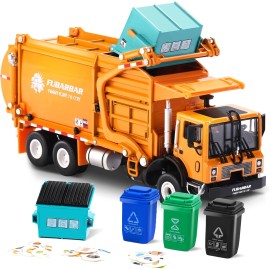 Fubarbar Garbage Truck Toys, Fubarbar 1:43 Bruder Tonka Trash Trucks Model for Boys Metal