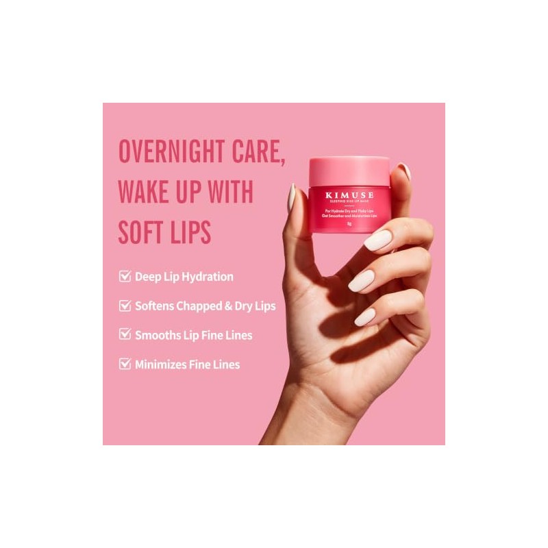 KIMUSE- Set de mascarilla para dormir para labios: productos para