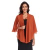 Pukguro Shawl Wraps for Women Evening Dresses Chiffon Soft Capelets
