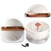 AARAINBOW Retainer Cleaner Case, Clear Denture Case, Large Denture Bath