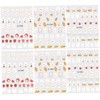 minkissy Nail Art Stickers Decorations Decal Stickers for Women Boys